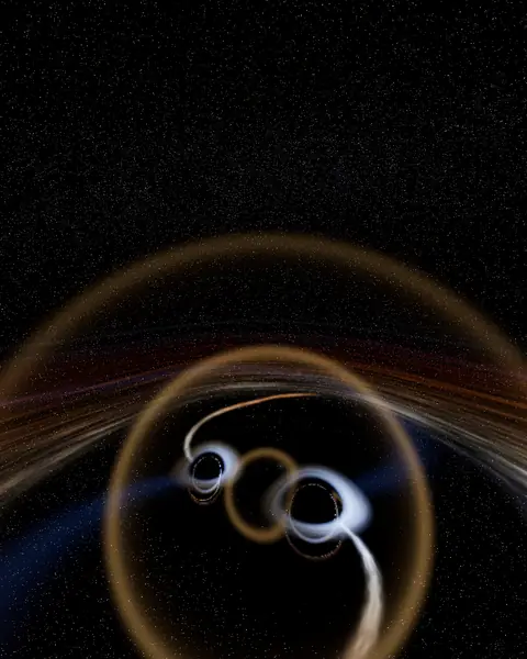 Binary Black Hole, a scene in Everdust
