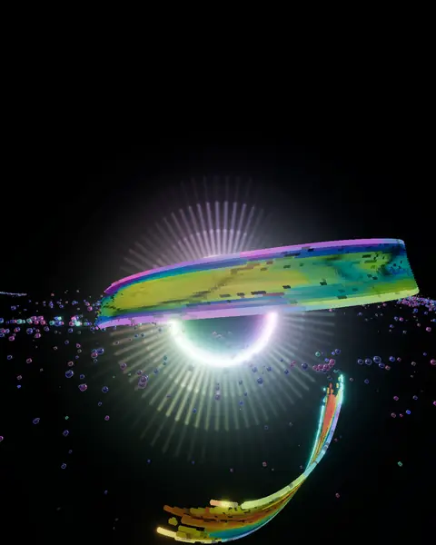 Particle Vortex, a scene in Everdust